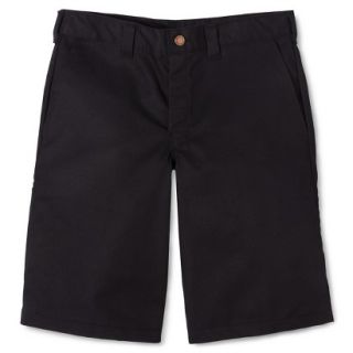 Dickies Mens Regular Fit Flex Fabric Flat Front Shorts   Black 32