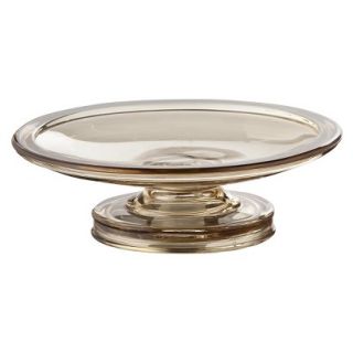 Threshold™ Antique Glass Soap Dish   Gray