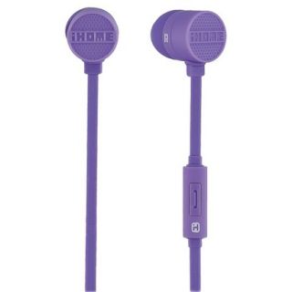 iHome Rubberized Noise Isolating Earbuds   Purple