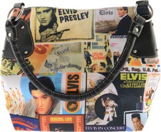 Womens Elvis Presley Signature Product EV49   Black Casual Handbags
