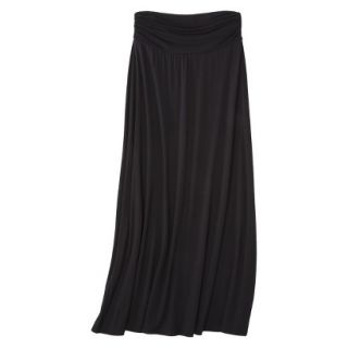 Merona Womens Knit Maxi Skirt   Black   XXL