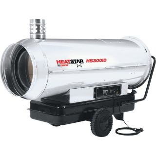 HeatStar Portable Diesel Indirect Fired Heater   290,000 BTU, 2650 CFM, Model