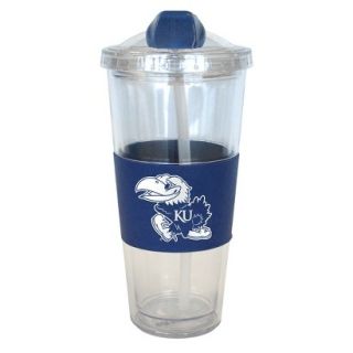Boelter Brands NCAA 2 Pack Kansas Jayhawks No Spill Double Walled Tumbler with