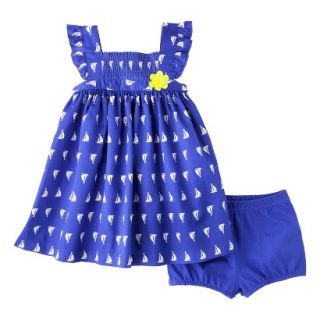 Just One YouMade by Carters Newborn Girls 2 Piece Set   Blue/White/Yellow 9 M