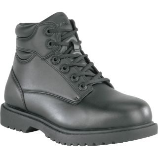 Grabbers Kilo 6In. Steel Toe EH Work Boot   Black, Size 9 1/2 Wide, Model G0019