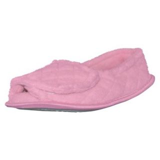 Womens MUK LUKS Micro Chenille Slipper   Pink Small (5 6)