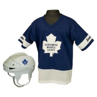 Franklin sports NHL Maple Leafs Kids Jersey/Helmet Set  OSFM ages 5 9