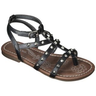 Girls Cherokee Fran Gladiator Sandals   Black 4