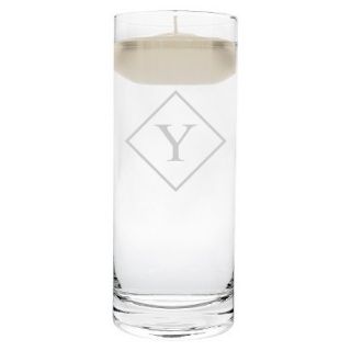 Diamond Initial Floating Unity Candle Y
