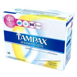 Tampax Essentials Regular, 36 count