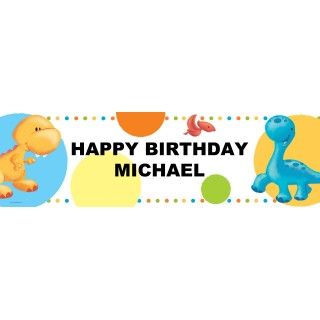 Little Dino Personalized Banner
