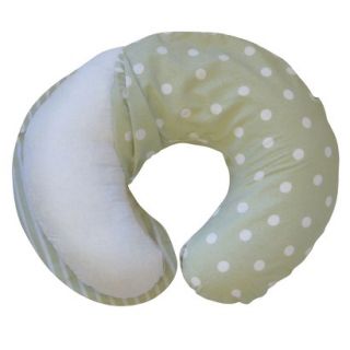 Simply Stylish Slipcover for Nursing Pillow   Green Polka Stripe by Boppy