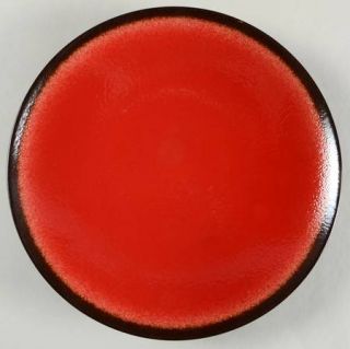 Pfaltzgraff Orion Red Dinner Plate, Fine China Dinnerware   Reactive Red In,Blac