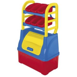 American Plastic Toys Toy Organizer   Red/Blue/Yellow