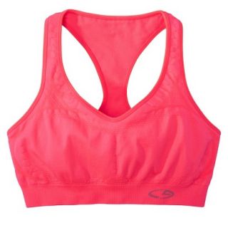 C9 by Champion Womens Seamless Racerback Bra   Rosa Coral S