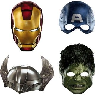 The Avengers Masks