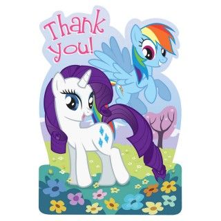 My Little Pony Friendship Magic Thank You Notes