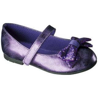 Toddler Girls Cherokee Darly Ballet Flat   Purple 9