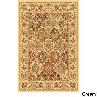 Rugs America Corp New Vision Panel Area Rug (910 X 132) Tan Size 96 x 13