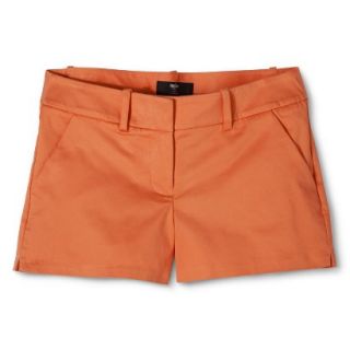 Mossimo Womens 3.5 Shorts   Orange Truffle 6