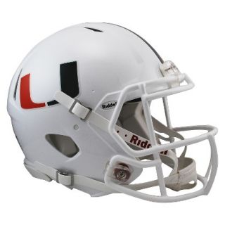 Riddell NCAA Miami FL Speed Authentic Helmet   White