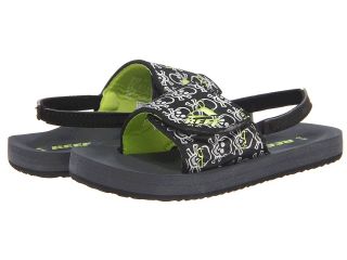 Reef Kids Grom Ahi Slide Boys Shoes (Black)