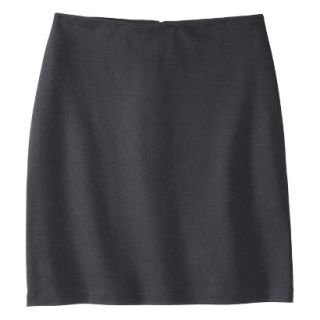 Mossimo Womens Plus Size Ponte Pencil Skirt   Gray 1