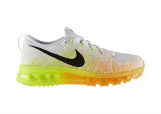 Nike Flyknit Air Max Womens Running Shoes   White