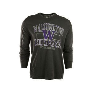Washington Huskies 47 Brand NCAA Stacked Long Sleeve Scrum T Shirt