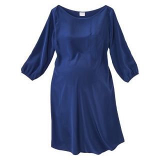 Liz Lange for Target Maternity 3/4 Sleeve Shift Dress   Blue M