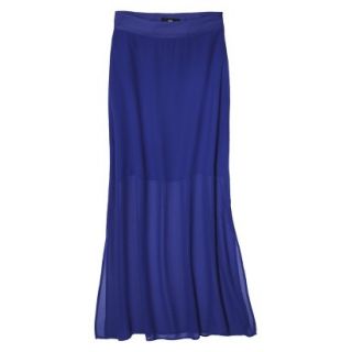 Mossimo Womens Illusion Maxi Skirt   Athens Blue XXL