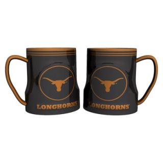 Boelter Brands NCAA 2 Pack Texas Longhorns Game Time Coffee Mug   Black (20 oz)