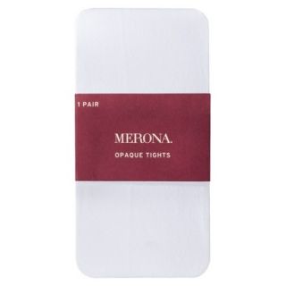 Merona Opaque Womens Tights   White 1X