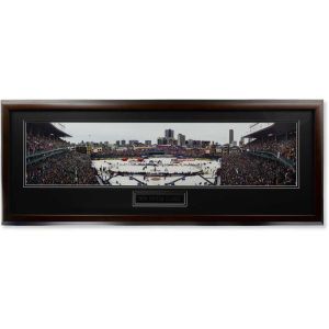 Forever Collectibles 2009 Winter Classic Wrigley Field Framed Panoramic