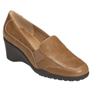 Womens A2 by Aerosoles Torque Wedge Loafers   Light Brown 9