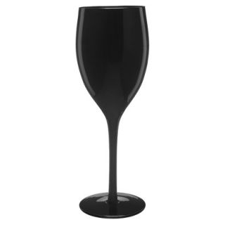 Wine Glasses Set of 6   Midnight Black