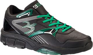 Mens Gravity Defyer XLR8 III   Black/Green Microfiber Walking Shoes