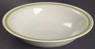 Country Casual Sunnyvale 9 Round Vegetable Bowl, Fine China Dinnerware   Green