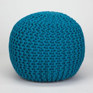 Crochet Pouf Ottoman Blue One Size For Women 235551200