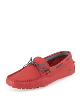 Concours Pique Suede Driver, Red   Lacoste