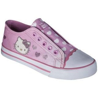 Girls Hello Kitty Canvas Sneaker   Pink 11