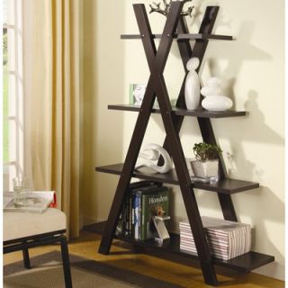 Wildon Home ® Waterford Bookcase in Cappuccino 800267