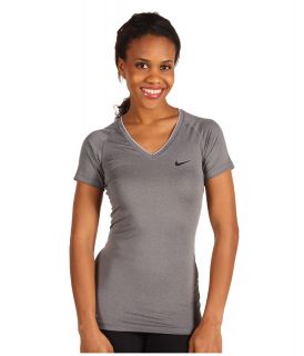 Nike Pro Core II Fitted Shirt Womens Short Sleeve Pullover (Gray)