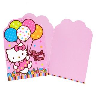 Hello Kitty Balloon Dreams Thank You Notes