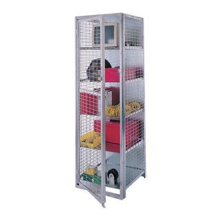 AK Storage Locker   5 Shelves, 18 Inch W x 18 Inch D x 72 Inch H, Model VIS 