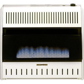 ProCom Blue Flame Vent Free Wall Heater   30,000 BTU Output, 1000 Sq. Ft.