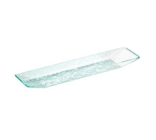 Cal Mil Rectangular Glacier Platter   3x18, Acrylic, Green