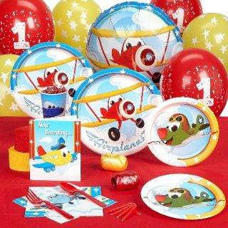 Airplane Adventure 1st Birthday Standard Party Pack for 8