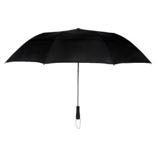Futai Vented Compact Umbrella   Black