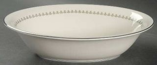 Pickard Greenbrier 9 Oval Vegetable Bowl, Fine China Dinnerware   Ring Of Small
